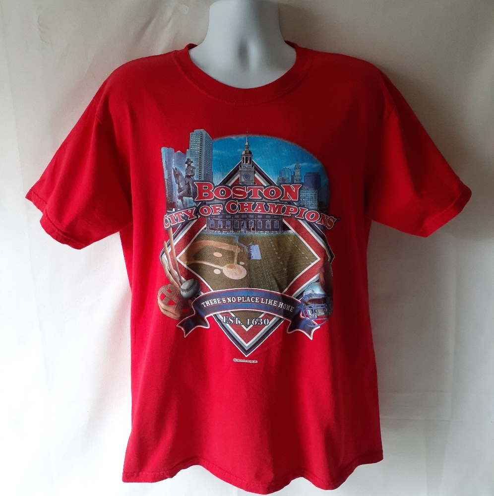 Boston the city of Champions short sleeve t-shirt